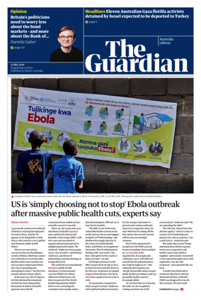 Cover of The Guardian Australia