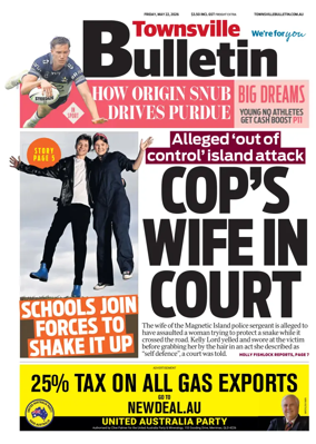 Cover of Townsville Bulletin