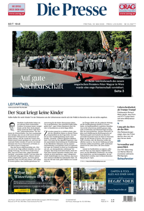 Cover of Die Presse