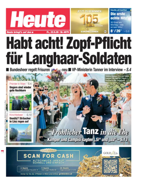 Cover of Heute - Oberosterreich Ausgabe