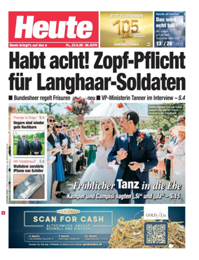 Cover of Heute - Wien Ausgabe