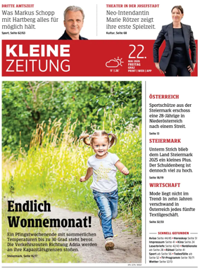 Cover of Kleine Zeitung Steiermark