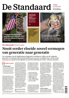 Cover of De Standaard