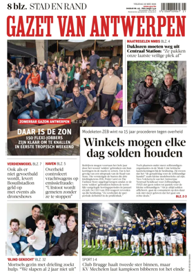 Cover of Gazet van Antwerpen Stad en Rand