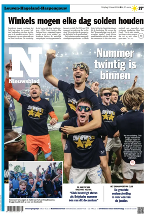 Cover of Het Nieuwsblad