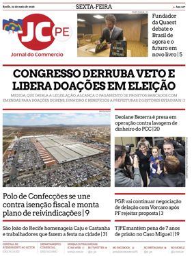 Cover of Jornal do Commercio