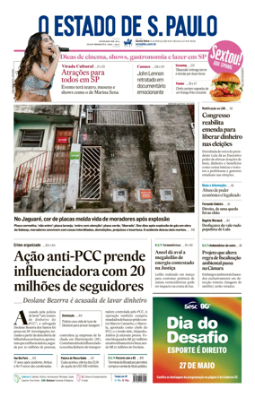 Cover of O Estado de S. Paulo