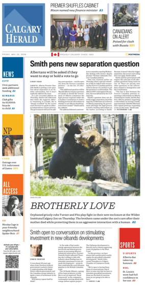 Cover of Calgary Herald