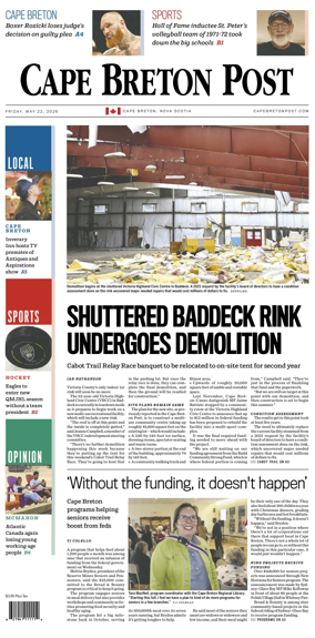 Cover of Cape Breton Post