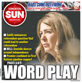 Cover of Edmonton Sun