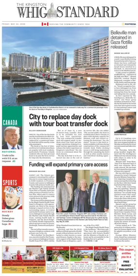 Cover of Kingston Whig-Standard