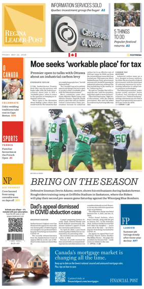 Cover of Regina Leader-Post
