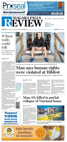 Cover of The Niagara Falls Review
