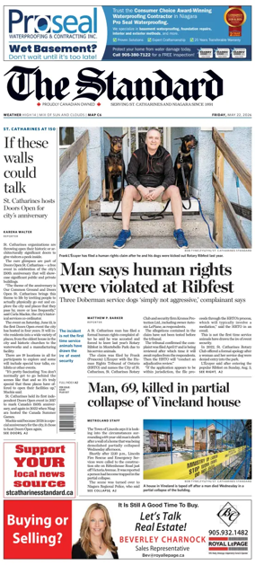 Cover of The Standard (St. Catharines)