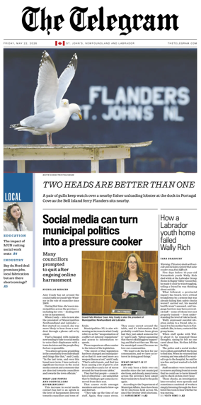 Cover of The Telegram (St. John's)