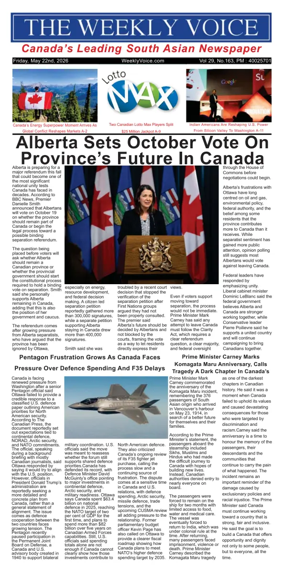 Cover of The Weekly Voice