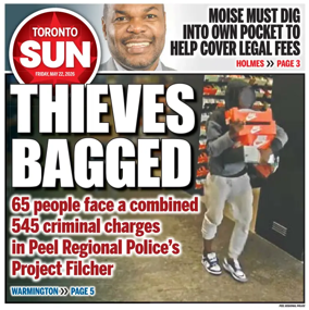 Cover of Toronto Sun