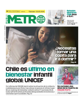 Cover of Publimetro Chile