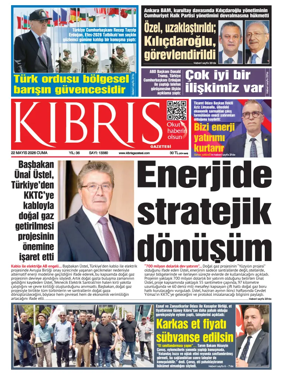 Cover of Kibris Gazetesi