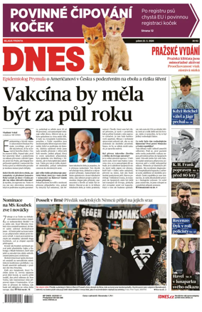 Cover of MF DNES