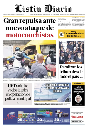 Cover of Listin Diario