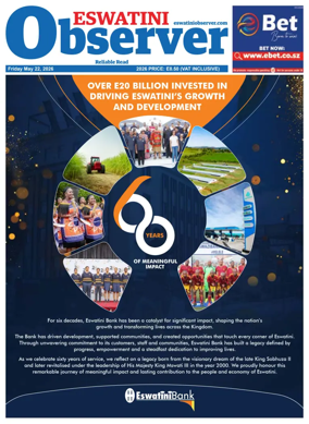Cover of Eswatini Observer