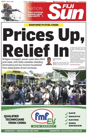Cover of Fiji Sun