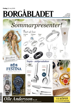 Cover of Borgabladet