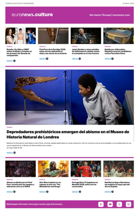 Cover of Euronews Culture and Sport (Spanish) Compiled Edition
