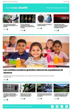 Cover of Euronews Health (Spanish) Compiled Edition