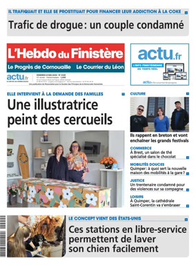 Cover of L'Hebdo du Finistere - Le Progres de Cornouaille Le Courrier du Leon