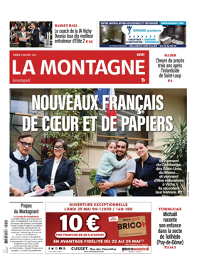 Cover of La Montagne (Vichy)