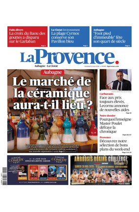 Cover of La Provence Aubagne-La Ciotat