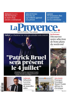 Cover of La Provence Salon-de-Provence / Pays salonais