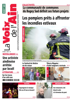 Cover of La Voix de l’Ain Belley