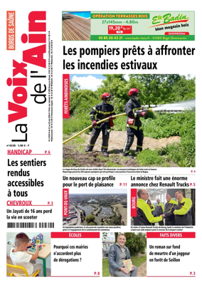 Cover of La Voix de l’Ain Bords de Saone