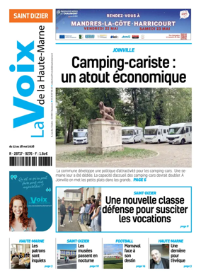 Cover of La Voix de la Haute-Marne edition Saint-Dizier