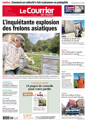 Cover of Le Courrier de l’Ouest (Cholet)