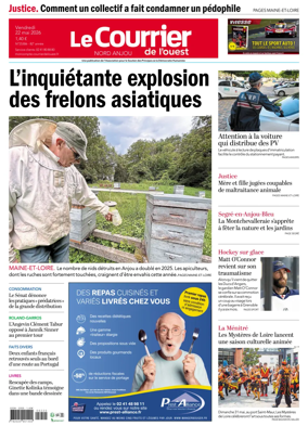 Cover of Le Courrier de l’Ouest (Nord Anjou)