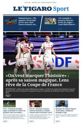 Cover of Le Figaro Sport