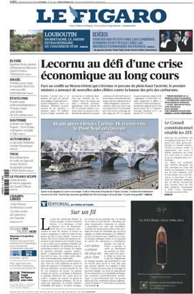Cover of Le Figaro