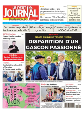 Cover of Le Petit Journal - L'hebdo local du Gers