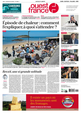 Cover of Ouest France (Caen - Bayeux - Falaise - Vire)