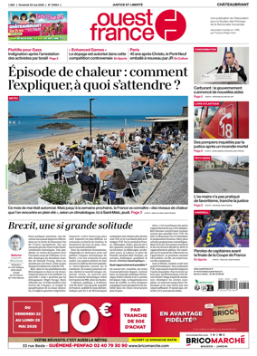 Cover of Ouest France (Chateaubriant)