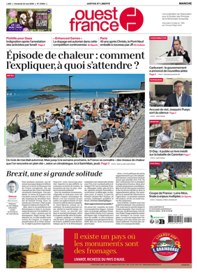 Cover of Ouest France (Manche)