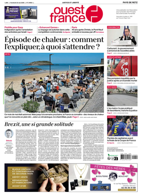 Cover of Ouest France (Pornic / Pays de Retz)