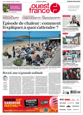 Cover of Ouest-France (Rennes Nord-Ouest)