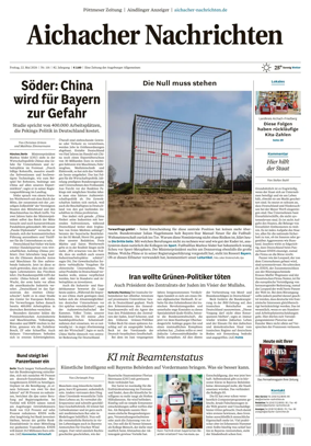 Cover of Aichacher Nachrichten
