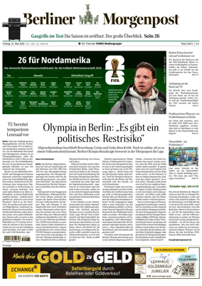 Cover of Berliner Morgenpost