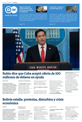 Cover of Deutsche Welle (Spanish edition)